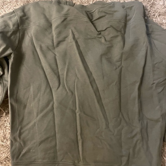 Lululemon Women’s Perfectly Oversized Crew Khaki Green - Picture 2 of 3